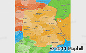 Political Shades 3D Map of Lubeiskie