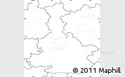 Blank Simple Map of Bilgoraj, no labels