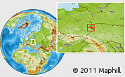 Physical Location Map of Chelm I