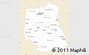 Classic Style Simple Map of Lubeiskie, single color outside