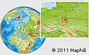 Physical Location Map of Wlodawa