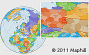 Political Location Map of Wlodawa