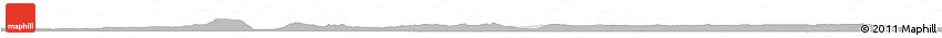 Gray Horizon Map of Chrzanow, single color outside