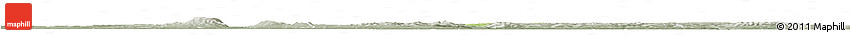 Physical Horizon Map of Chrzanow, semi-desaturated