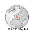 Outline Map of Chrzanow
