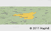 Savanna Style Panoramic Map of Dabrowa Tarnowska