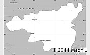 Gray Simple Map of Dabrowa Tarnowska
