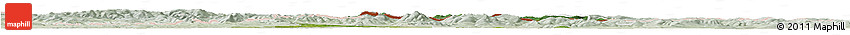 Satellite Horizon Map of Gorlice, lighten