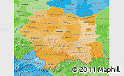 Political Shades Map of Malopolske