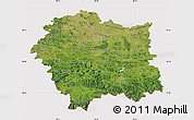 Satellite Map of Malopolske, cropped outside