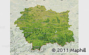 Satellite Map of Malopolske, lighten