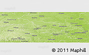Physical Panoramic Map of Miechow