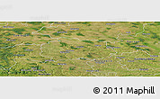 Satellite Panoramic Map of Miechow