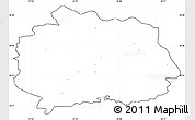 Blank Simple Map of Miechow, cropped outside, no labels