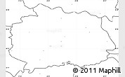 Blank Simple Map of Miechow, no labels