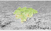 Physical 3D Map of Myslenice, desaturated