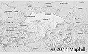 Silver Style 3D Map of Myslenice