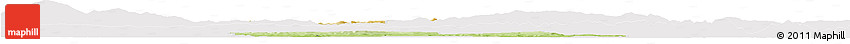 Physical Horizon Map of Myslenice, cropped outside