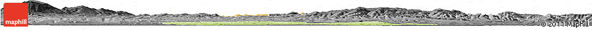 Physical Horizon Map of Myslenice, darken, desaturated