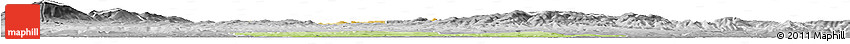 Physical Horizon Map of Myslenice, desaturated
