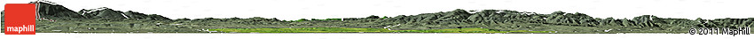 Satellite Horizon Map of Myslenice, semi-desaturated