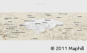 Classic Style Panoramic Map of Myslenice