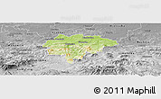 Physical Panoramic Map of Myslenice, desaturated