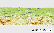Physical Panoramic Map of Myslenice
