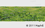 Satellite Panoramic Map of Myslenice