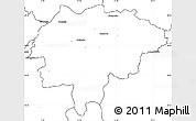 Blank Simple Map of Myslenice