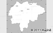 Gray Simple Map of Myslenice