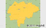 Savanna Style Simple Map of Myslenice