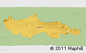 Savanna Style 3D Map of Nowy Targ, single color outside
