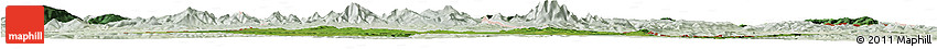 Satellite Horizon Map of Nowy Targ, lighten