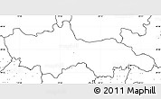 Blank Simple Map of Nowy Targ, no labels