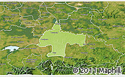 Physical 3D Map of Oswiecim, satellite outside