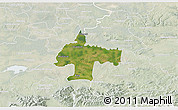 Satellite 3D Map of Oswiecim, lighten
