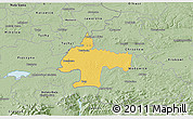 Savanna Style 3D Map of Oswiecim