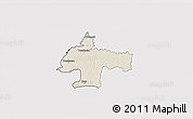 Shaded Relief 3D Map of Oswiecim, cropped outside
