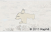 Shaded Relief 3D Map of Oswiecim, lighten