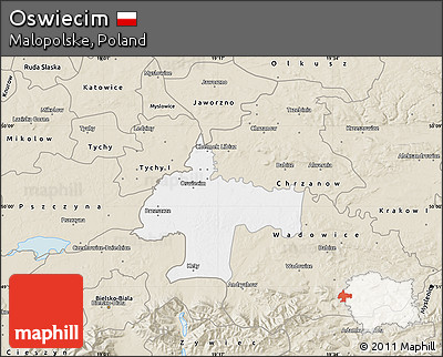 Classic Style Map of Oswiecim