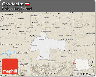Classic Style Map of Oswiecim