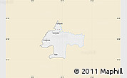 Classic Style Map of Oswiecim, single color outside