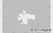 Gray Map of Oswiecim, single color outside