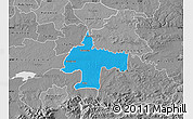 Political Map of Oswiecim, desaturated