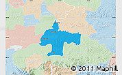 Political Map of Oswiecim, lighten