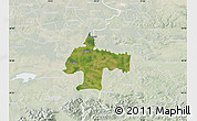 Satellite Map of Oswiecim, lighten