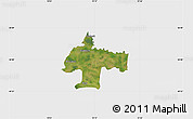 Satellite Map of Oswiecim, single color outside