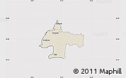 Shaded Relief Map of Oswiecim, cropped outside