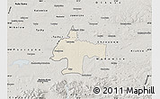 Shaded Relief Map of Oswiecim, semi-desaturated